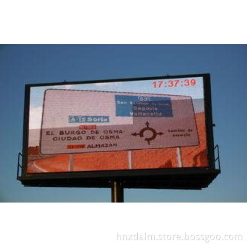 Stand structure Outdoor LED Billboard , Digital LED Billboa